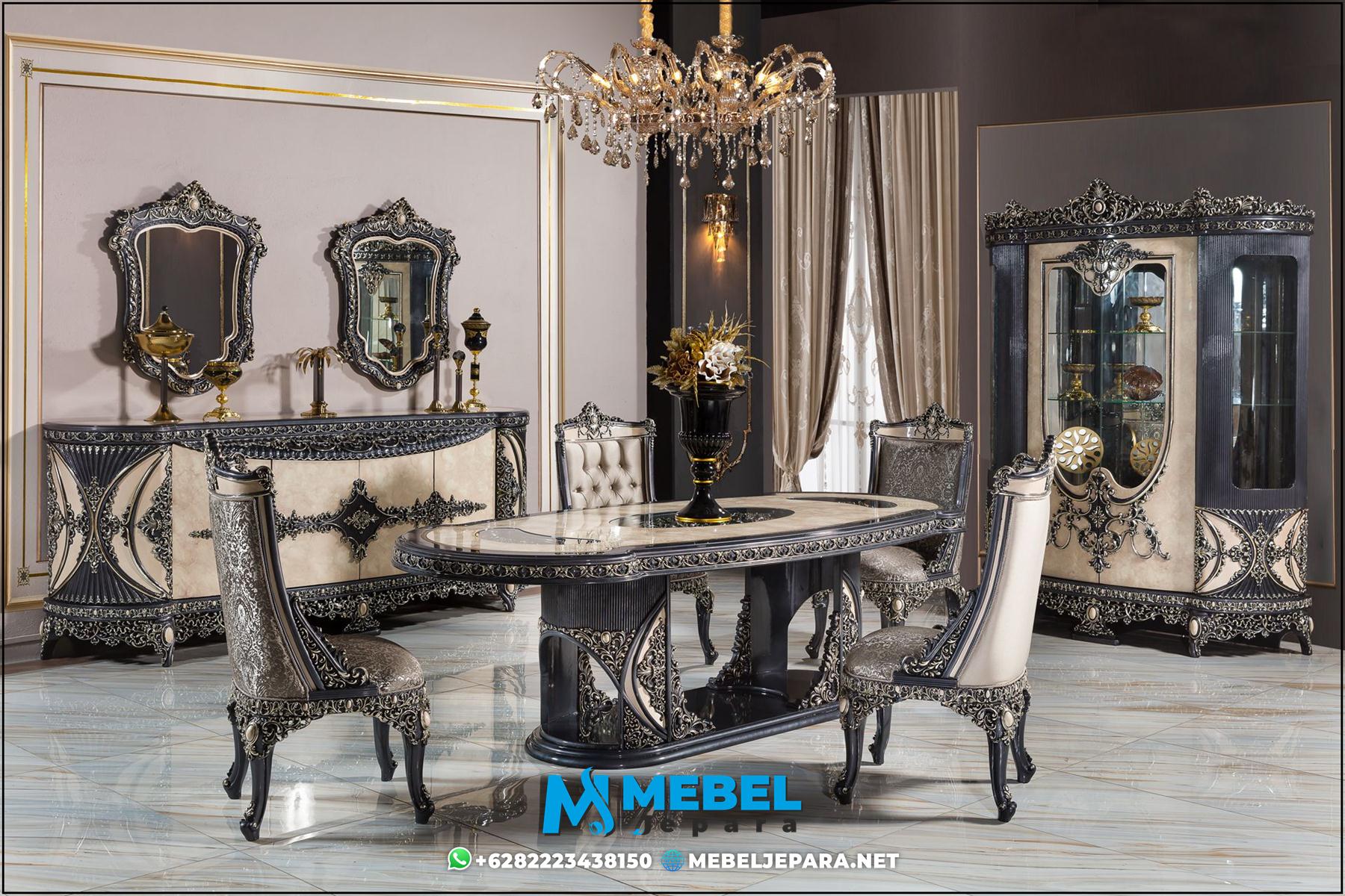 Set Meja Ruang Makan Mewah Klasik - MJM 01, meja makan mewah minimalis,meja makan mewah 6 kursi,meja makan mewah modern,meja makan mewah 4 kursi,meja makan mewah 8 kursi,meja makan minimalis,ruang makan mewah,meja makan modern,meja makan mewah 12 kursi,meja makan marmer mewah,meja makan mewah ukir,klasik meja makan mewah,meja makan mewah modern 8 kursi,meja makan jepara mewah,meja makan kayu jati mewah,meja makan klasik mewah,ruang makan mewah putih,meja makan modern minimalis,desain meja makan mewah,meja makan bulat mewah,meja makan jati jepara,meja makan jepara,meja makan jepara terbaru,meja makan mewah,meja makan mewah 10 kursi,meja makan mewah duco,meja makan mewah elegan,meja makan mewah jepara,model meja makan mewah,mebel jepara